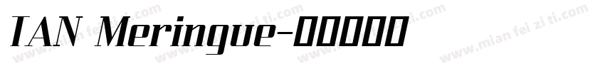 TAN Meringue字体转换